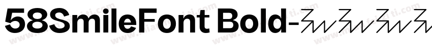 58SmileFont Bold字体转换